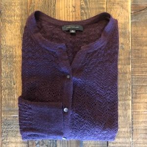 Woman’s - Ann Taylor Deep Purple Sweater - Medium